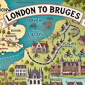 St Stephen’s London to Bruges Cycle logo